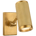 Load image into Gallery viewer, Barrett Mini Bed Light - Natural Brass Finish