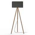 Load image into Gallery viewer, Belmont Floor Lamp - Walnut/Charcoal
