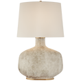 Load image into Gallery viewer, Beton Large Table Lamp - Antiqued White Ceramic