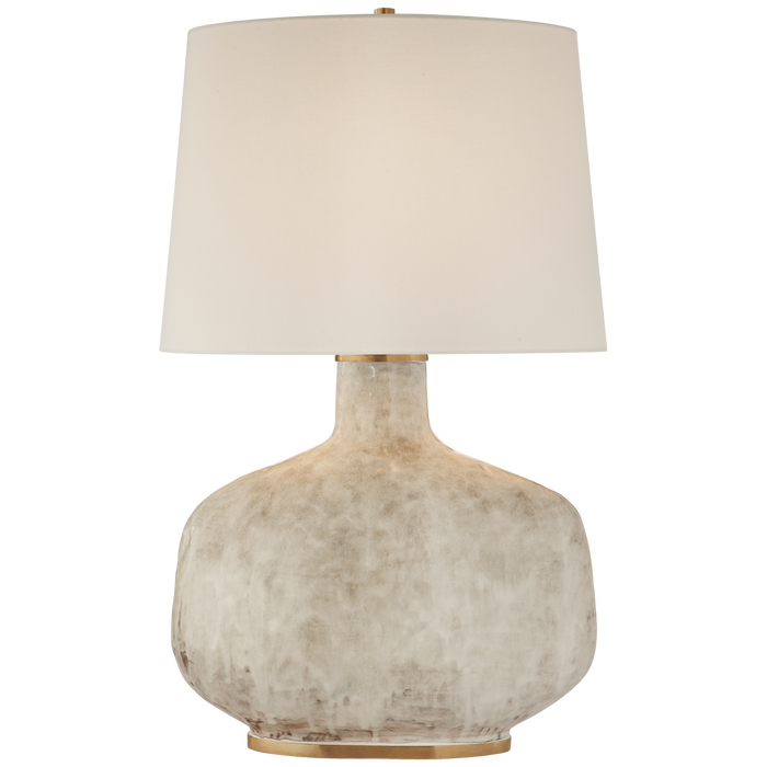Beton Large Table Lamp - Antiqued White Ceramic