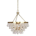 Load image into Gallery viewer, Bling Small Chandelier - Antique Brass