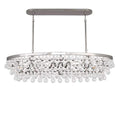 Load image into Gallery viewer, Bling Oval Chandelier - Polished Nickel