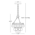 Load image into Gallery viewer, Bling Pendant Light - Diagram