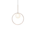 Load image into Gallery viewer, Bola Small Halo LED Pendant - Rose Gold