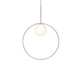 Load image into Gallery viewer, Bola Medium Halo LED Pendant - Rose Gold