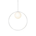 Load image into Gallery viewer, Bola Large Halo LED Pendant - Chrome