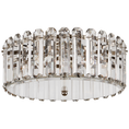 Load image into Gallery viewer, Bonnington Large Flush Mount - Polished Nickel Finish