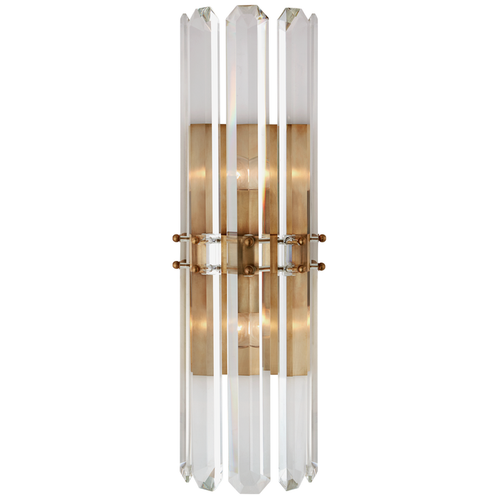 Bonnington Tall Sconce - Hand-Rubbed Antique Brass Finish