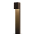 Load image into Gallery viewer, Box 22" LED Bollard - Textured Bronze Finish