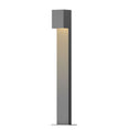 Load image into Gallery viewer, Box 28" LED Bollard - Textured Gray Finish