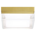 Load image into Gallery viewer, Boxie LED Ceiling Light - Brass - Small