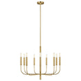 Load image into Gallery viewer, Brianna Medium Chandelier - Burnished Brass Finish