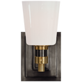 Load image into Gallery viewer, Bryant Single Bath Sconce - Bronze/Hand-Rubbed Antique Brass Finish