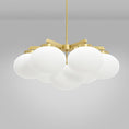 Load image into Gallery viewer, Cloudesley Medium Chandelier - Satin Brass Finish