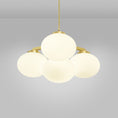 Load image into Gallery viewer, Cloudesley Small Chandelier - Satin Brass Finish