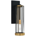 Load image into Gallery viewer, Calix Bracketed Sconce - Bronze & Brass with Clear Glass