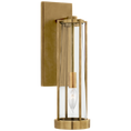 Load image into Gallery viewer, Calix Bracketed Sconce - Hand-Rubbed Antique Brass with Clear Glass
