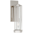 Load image into Gallery viewer, Calix Bracketed Sconce - Polished Nickel with Clear Glass