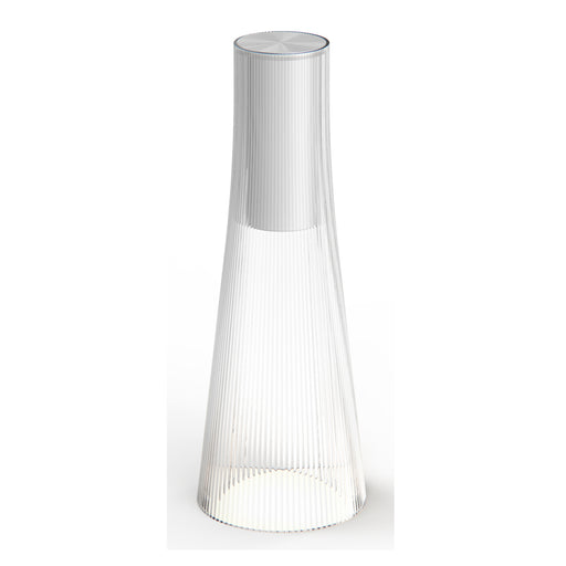 Candel LED Table Lamp - Clear Finish
