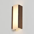 Load image into Gallery viewer, Capio Short LED Wall Sconce - Walnut Finish