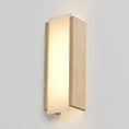 Load image into Gallery viewer, Capio Short LED Wall Sconce - Maple Finish