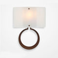 Load image into Gallery viewer, Carlyle Circlet Glass Wall Sconce