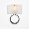 Load image into Gallery viewer, Carlyle Circlet Glass Wall Sconce