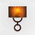 Load image into Gallery viewer, Carlyle Round Link Glass Wall Sconce