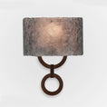 Load image into Gallery viewer, Carlyle Round Link Glass Wall Sconce