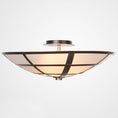 Load image into Gallery viewer, Carlyle Semi-Flush Mount Ceiling Light - Satin Nickel