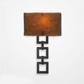 Load image into Gallery viewer, Carlyle Square Link Glass Wall Sconce