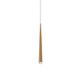 Load image into Gallery viewer, Cascade 19" LED Pendant Light - Aged Brass Finish