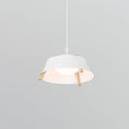 Load image into Gallery viewer, Casia LED Pendant - Gloss White/White Washed Oak
