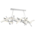 Load image into Gallery viewer, Chaos Linear Suspension Light - Brushed Aluminum Finish