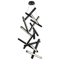 Load image into Gallery viewer, Chaos 75" Vertical Pendant Light - Black Finish