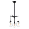 Load image into Gallery viewer, Chelsea 3-Arm Pendant Light - Satin Black