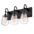Load image into Gallery viewer, Chelsea 3 Light Bath Bar - Satin Black