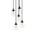 Load image into Gallery viewer, Chelsea 5 Light Pendant - Satin Black