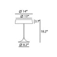 Load image into Gallery viewer, China LED Table Lamp - Diagram