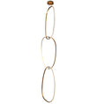 Load image into Gallery viewer, Circa Long Pendant - Brushed Gold Finish
