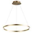 Load image into Gallery viewer, Circulo 24" Pendant - Aged Brass Finish
