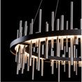 Load image into Gallery viewer, Cityscape Circular LED Pendant - Detail