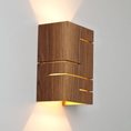 Load image into Gallery viewer, Claudo LED Wall Sconce - Oiled Walnut Finish
