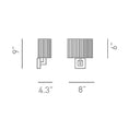 Load image into Gallery viewer, Clavius BR Wall Sconce - Diagram