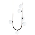 Load image into Gallery viewer, Contour LED 6 Light Pendant - Brushed Bronze Finish