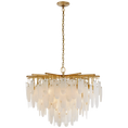 Load image into Gallery viewer, Cora Medium Waterfall Chandelier - Antique Burnished Brass