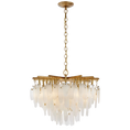 Load image into Gallery viewer, Cora Small Waterfall Chandelier - Antique Burnished Brass