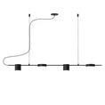 Load image into Gallery viewer, Counterpoint 4-Light Linear Pendant - Satin Black