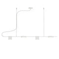 Load image into Gallery viewer, Counterpoint 4-Light Linear Pendant - Satin White