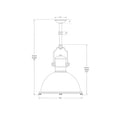 Load image into Gallery viewer, Country Industrial Large Pendant - Diagram